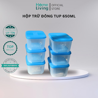 Hộp Trữ Đông TUPPERWARE 650ml – Nhựa Cao Cấp, Chịu Nhiệt Tốt, Màu Ngẫu Nhiên (Lẻ Không Hộp Giấy)