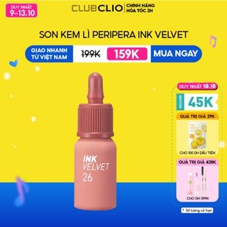 [DUY NHẤT 9-13.10] Son Kem Lì Peripera Ink Velvet Lip Tint New 4G