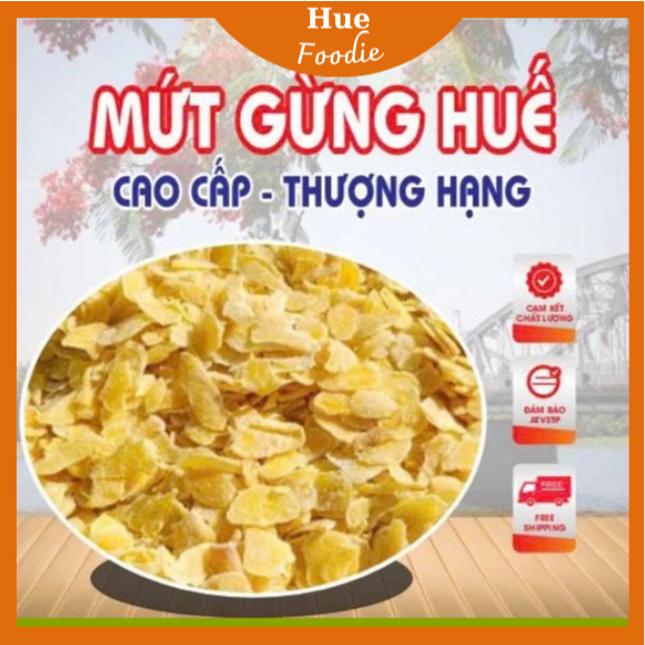  1 kg 500g mứt gừng Huế cao cấp thượng hạng Nhà làm: thơm cay Ít đường Hàng Chuẩn Loại 1 Đặc Sản Huế - 270af 