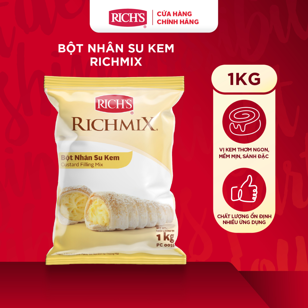 Bột Nhân Su Kem Richmix Túi 1Kg