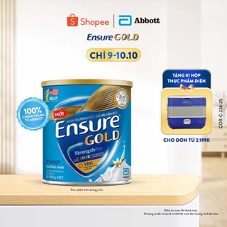 Sữa bột Ensure Gold Abbott hương vani ít ngọt 380g