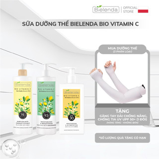 Sữa dưỡng thể trắng da Bielenda Bio Vitamin C bảo vệ da toàn diện 250ml/400ml