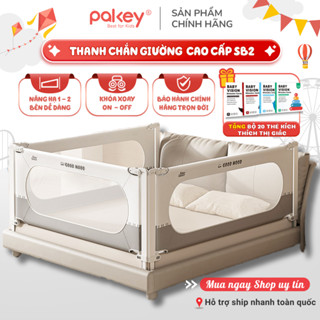 Thanh Chắn Giường PAKEY PREMIUM style Hàn Quốc, Nâng Hạ Tiện Lợi, Dày Dặn Chắc Chắn, Thanh Chắn Giường Mới Nhất 2026