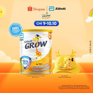 [Tặng Nón hươu Grow] Sữa bột Abbott Grow 2+ 850g (Mẫu ngẫu nhiên)