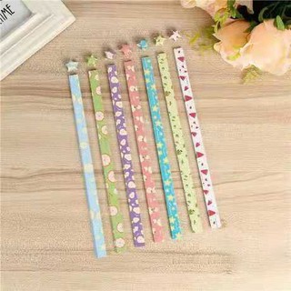 Giấy gập sao may mắn nhiều màu sắc ngẫu nhiên (một set gồm 50 tờ)
