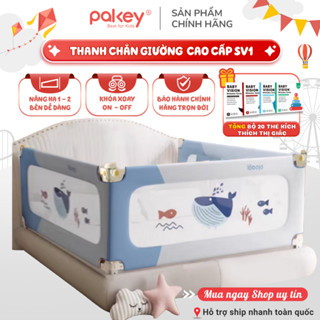 Thanh Chặn Giường An Toàn Cho Bé, Thanh Chắn Giường Pakey Premium SV1 Chiều Cao 105cm Chắc Chắn Lắp Ráp Dễ Dàng
