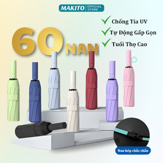 Dù Che Mưa MAKITO 60 Nan Chắc Chắn Tự Động Đóng Mở Chống Thấm Chống Tia UV