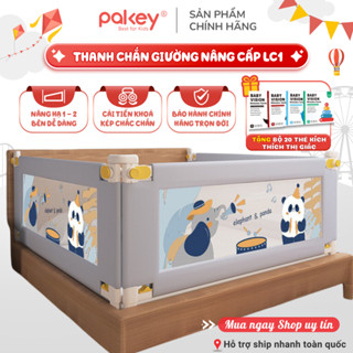 Thanh Chắn Giường Pakey - Thanh Chặn Giường Cho Bé Nâng Hạ 1 Bên Cao 105cm HÀNG CAO CẤP - Bảo Hành Trọn Đời