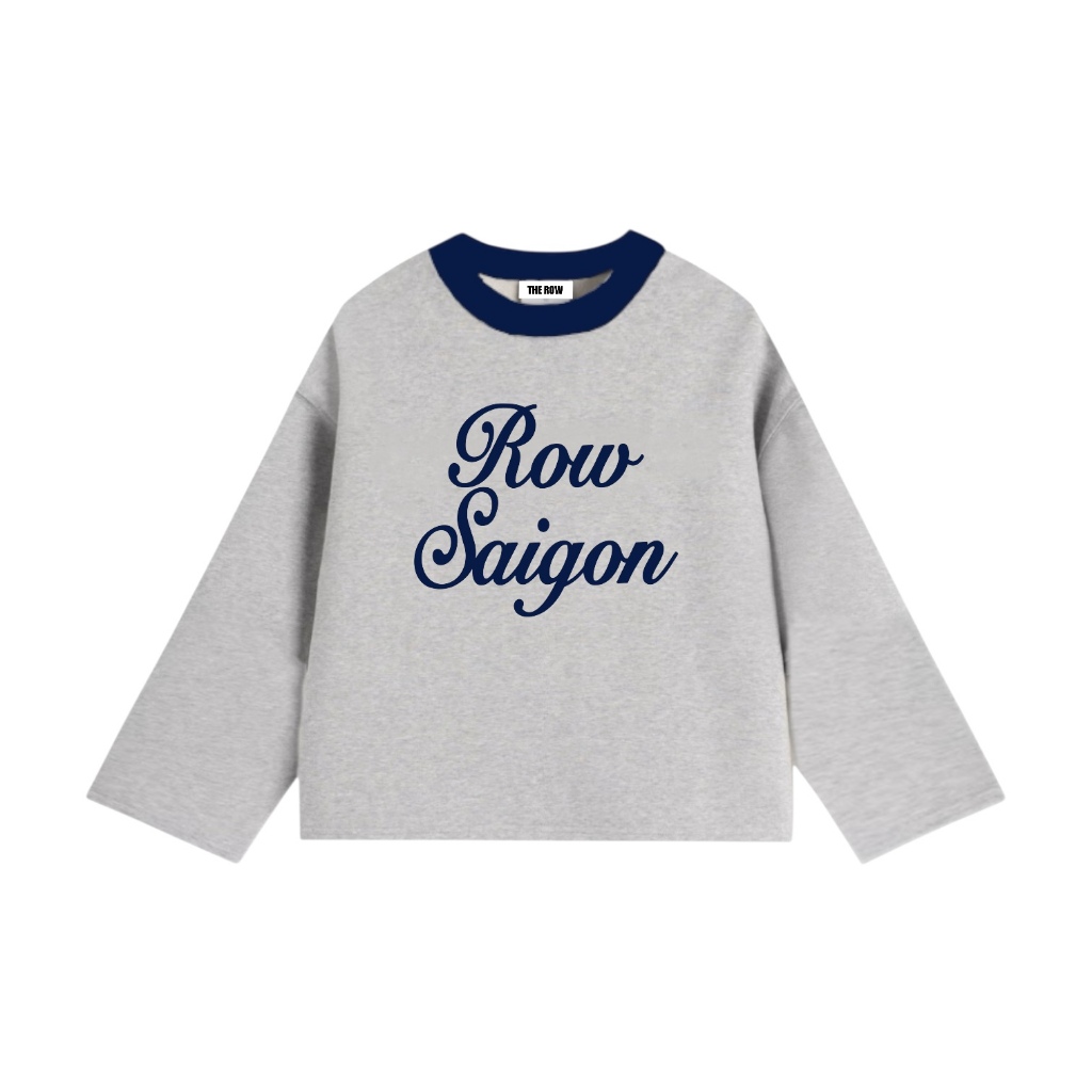 [Ver3] Áo Thun Tay Dài Long Sleeve Boxy THEROW 250gsm Form Rộng Cổ Tròn Unisex Nam Nữ Basic | BigBuy360 - bigbuy360.vn