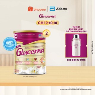 Combo 2 Sữa bột Glucerna hương vani 800g dành cho người bị tiểu đường