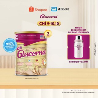 Combo 2 Sữa bột Glucerna hương lúa mạch 800g dành cho người bị tiểu đường