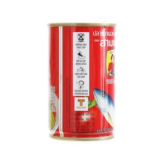 Cá mòi xốt cà chua nắp giật 3 Cô Gái hộp 155g