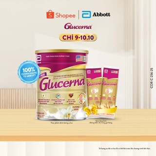 [Tặng 2 gói dùng thử] Sữa bột Glucerna hương vani 800g dành cho người bị tiểu đường