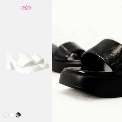 Dép OLV đế đúp cao gót Christa Heels nhiều màu dễ phối phù hợp đi chơi đi làm