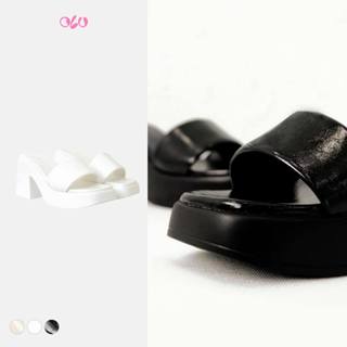 Giày đế đúp cao gót Christa Heels nhiều màu dễ phối phù hợp đi chơi đi làm OLV