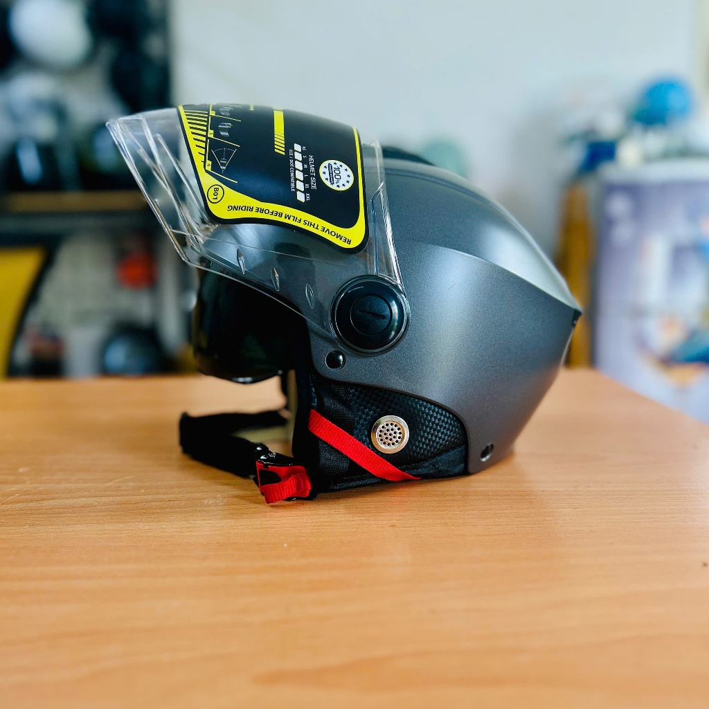 Mũ bảo hiểm nửa đầu Royal M778k có 2 kính che mặt chính hãng | Size M L XL, Bảo hành 12 tháng