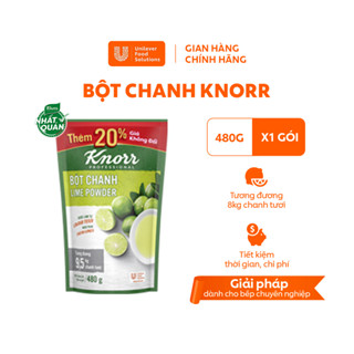 [TĂNG 80G - GIÁ KHÔNG ĐỔI] Bột Chanh Knorr Professional 480gr - Chuyên Dùng Cho Nấu Ăn