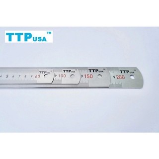 THƯỚC LÁ INOX NHŨ BẠC TTPusa