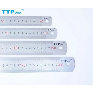 THƯỚC LÁ INOX NHŨ BẠC TTPusa