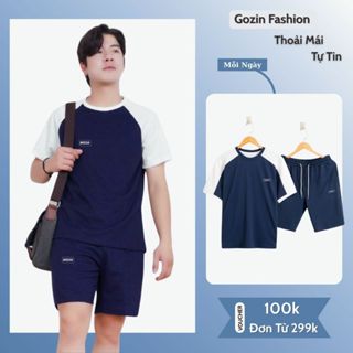 Bộ Đồ Nam Gozin Fashion Cộc Tay Có Cổ, Bộ Quần Áo Polo Thời Trang, Co Giãn, Thoáng Khí -BO10