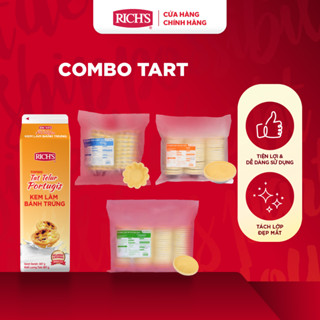  COMBO: KEM LÀM BÁNH TRỨNG + ĐẾ BÁNH TART 