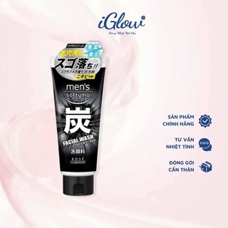 Sữa Rửa Mặt Nam Kosé Men’s Softymo Wild Scrub 130g