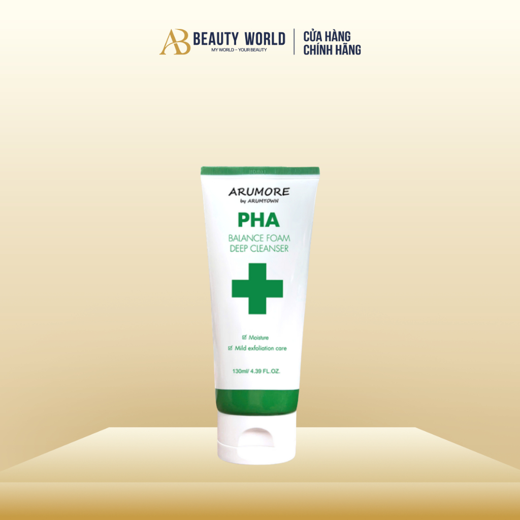 Sữa Rửa Mặt PHA Arumore Balancing Cleansing Foam 130ml | AB BEAUTY WORLD