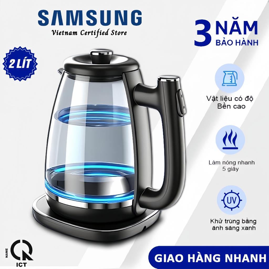 Ấm siêu tốc có chức năng khử trùng