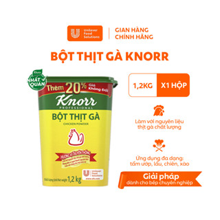 [TĂNG 200G - GIÁ KHÔNG ĐỔI] Bột Thịt Gà Knorr Professional 1.2kg - Chuyên Dùng Cho Nấu Ăn