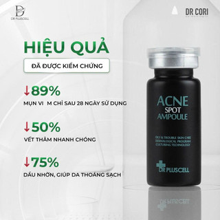 Combo tế bào gốc mụn thâm Dr Pluscell_ 3 lọ/ 8ml