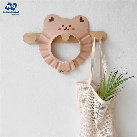 Mũ tắm cho bé hình gấu cho bé