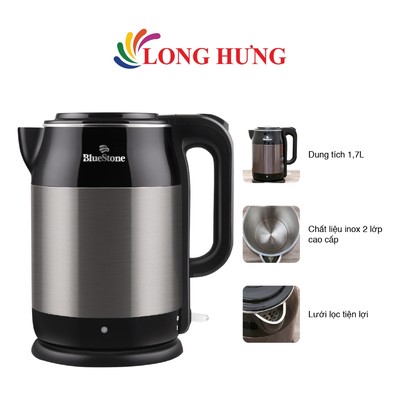 Bình đun siêu tốc Bluestone 1.7 lít KTB-3468 - Hàng chính hãng