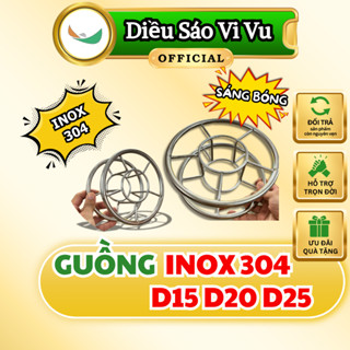  Guồng Inox-304 D15 D20 D25 cuốn dây diều 