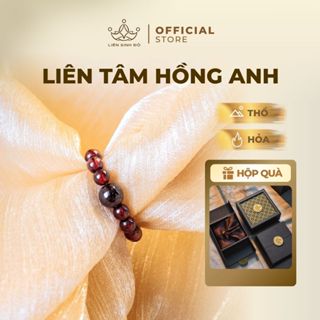  Nhẫn Phong Thủy Thời Trang Cho Nữ Phối Đá Garnet - Liên Tâm Hồng Anh | Liên Sinh Đô - BST Khởi 