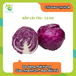 [Giao Hỏa Tốc] Bắp cải tím - 1.5 kg (Sỉ)