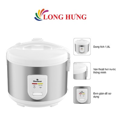 Nồi cơm điện nắp gài Bluestone 1.8 lít RCB-5527 - Hàng chính hãng - Bảo hành 24 tháng