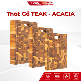  Thớt Gỗ TEAK Acacia  Xuất Khẩu Thương Hiệu BG HOME Không Mùn Chống Mốc An Toàn Thực Phẩm 