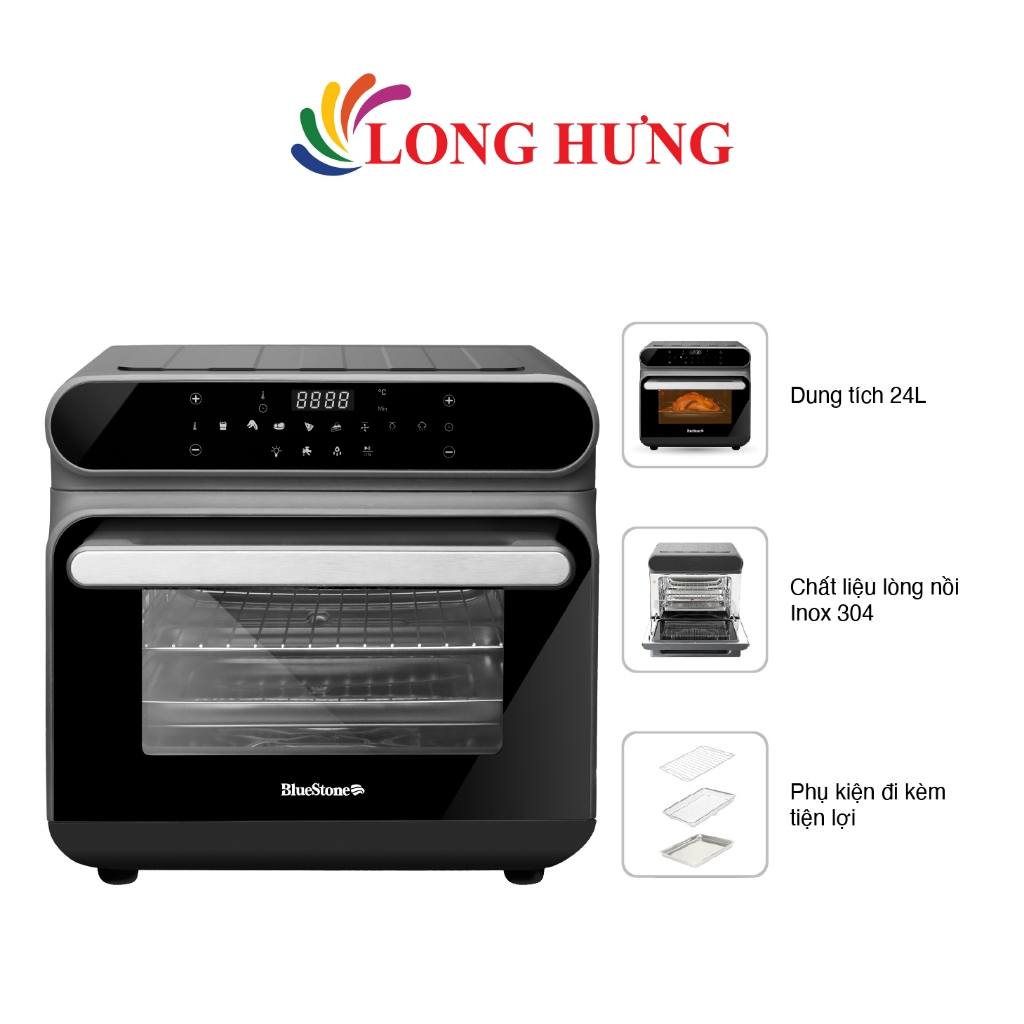 Nồi chiên không dầu hơi nước Bluestone 24 lít AFB-5895 - Hàng chính hãng