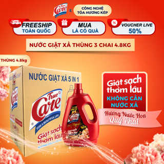  Thùng Nước Giặt Xả True Care 5in1 Hương Majestic  2.4Kg - 4.8Kg  