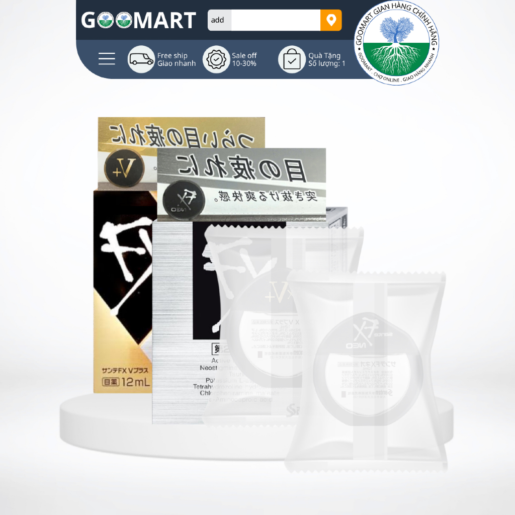 Hộp nuoc mat Fx Neo Nhật Bản (12ml)