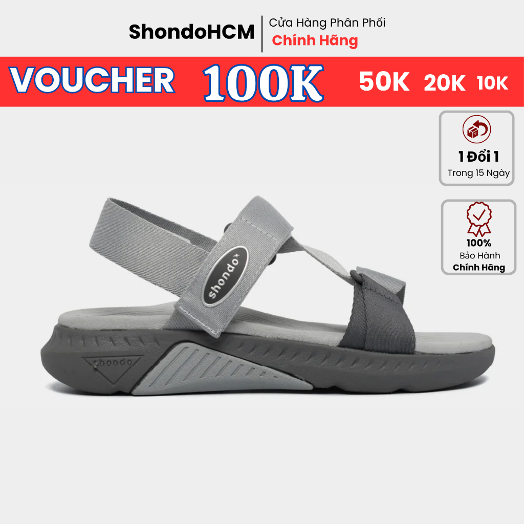 Giày Sandal Nam Nữ SHONDO F7 Racing Êm Nhẹ Cao 5 Cm Màu Nâu  Đế Cao, Dép Xăng Đan Nữ Nam
