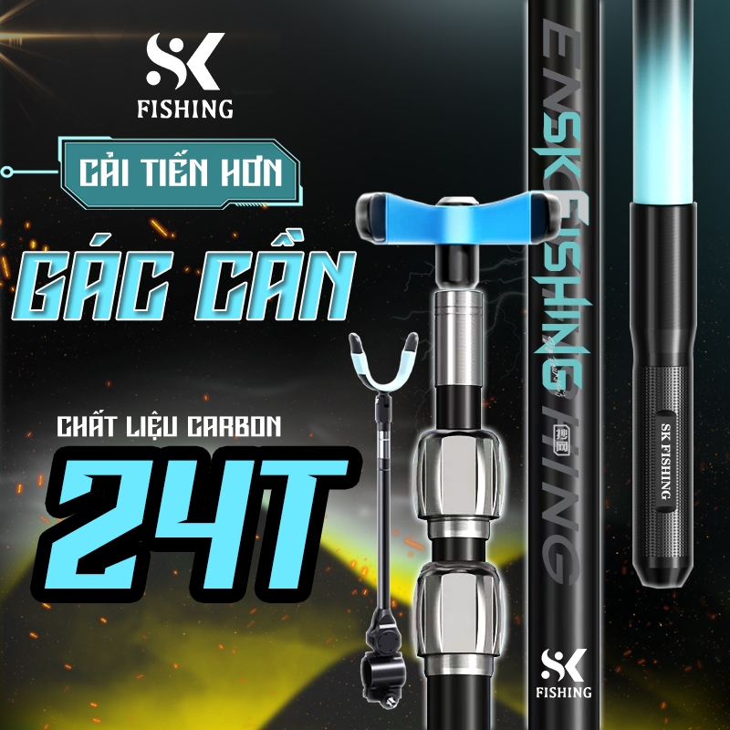 Gác cần câu đài BEST Monster - SK FISHING chất liệu carbon 24T