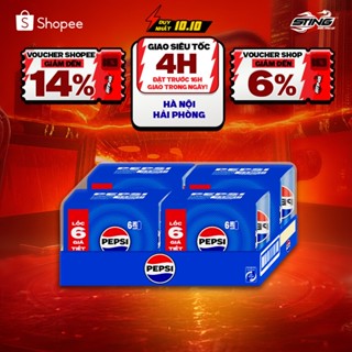 [Giao Siêu Tốc] Thùng 24 Lon Nước Ngọt Giải Khát Có Gaz Pepsi (235ml/lon)