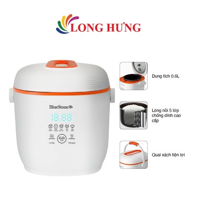 Nồi cơm điện tử Bluestone 0.6 lít RCB-5928 - Hàng chính hãng