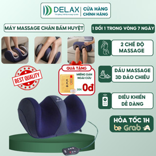 Máy Massage Chân Bấm Huyệt DELAX Thảo Dược Ngâm Chân 3 Chế Độ Xoa Bóp Bấm Huyệt MSC02