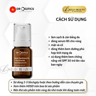 Tinh Chất Dưỡng Ẩm Cho Da Dầu DrCeutics Basic B5 Hydration | Kelly Beauty
