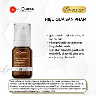 Tinh Chất Dưỡng Ẩm Cho Da Dầu DrCeutics Basic B5 Hydration | Kelly Beauty