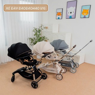 Xe đẩy 2 chiều BaoBaoHao V16 Mẫu Mới 2025 - Bảo Hành Một Năm - Bé Sơ Sinh