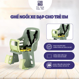 Ghế Ngồi Xe Đạp Trẻ Em Việt Nhật Nhựa PP Cao Cấp Dây Đai An Toàn Tựa Lưng Êm Ái Cho Bé 1 Đến 5 Tuổi