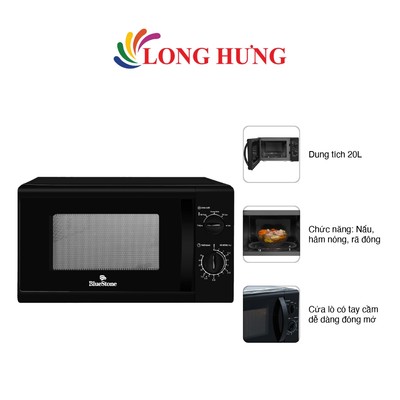 Lò vi sóng Bluestone 20 lít MOB-7708B - Hàng chính hãng